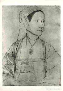 Postais: Art - Peinture - Holbein - Cecily Heron - Youngest daughter of Sir Thomas More - Carte Neuve - Histo